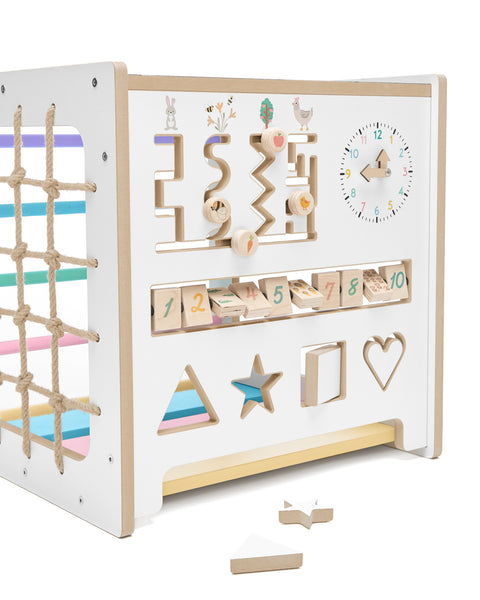 Montessori kostka 10v1 MDF