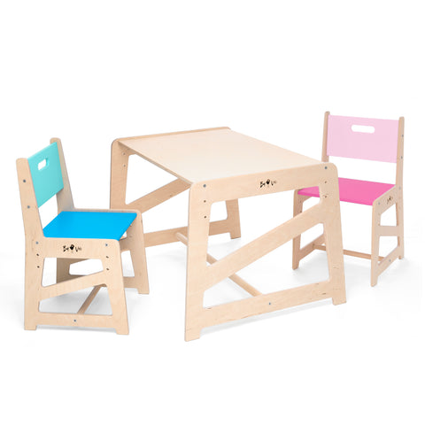 Dětský rostoucí stůl a židličky