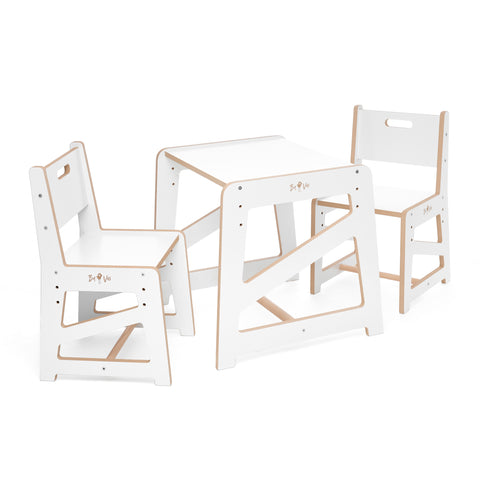 Dětský rostoucí stůl a židličky MDF