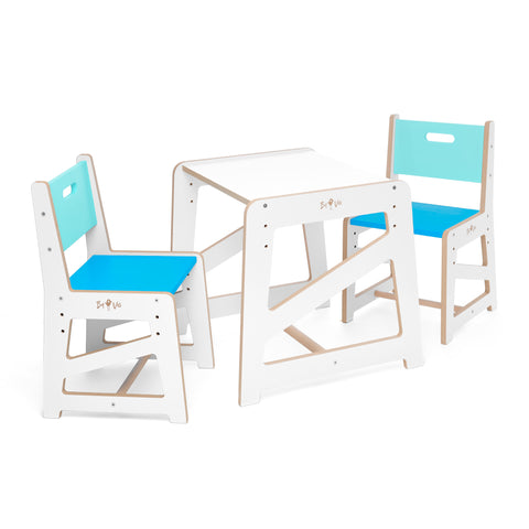 Dětský rostoucí stůl a židličky MDF