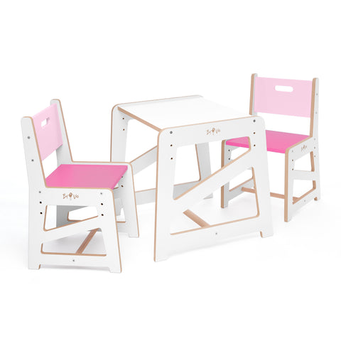 Dětský rostoucí stůl a židličky MDF