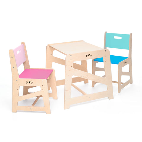 Dětský rostoucí stůl a židličky