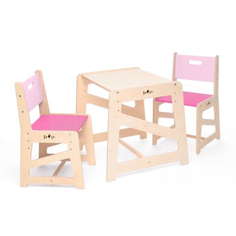 Dětský rostoucí stůl a židličky