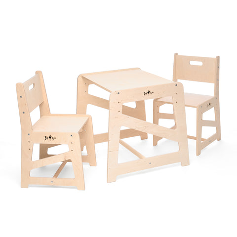 Dětský rostoucí stůl a židličky