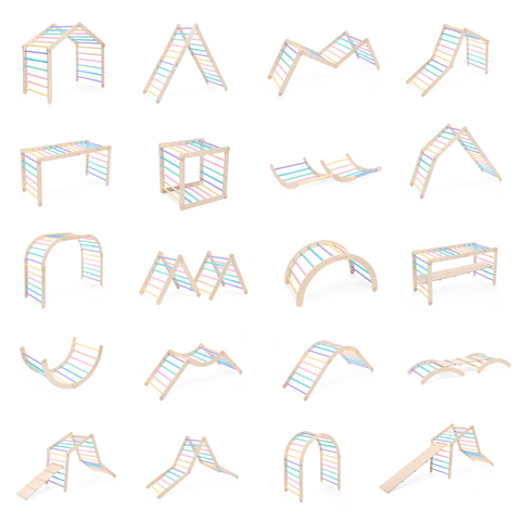 Piklerové trojúhelník polohovací čtyřramenný XXL