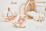 Montessori houpačka 100cm COMFORT růžová