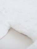 Plyšový koberec BEAR bílý